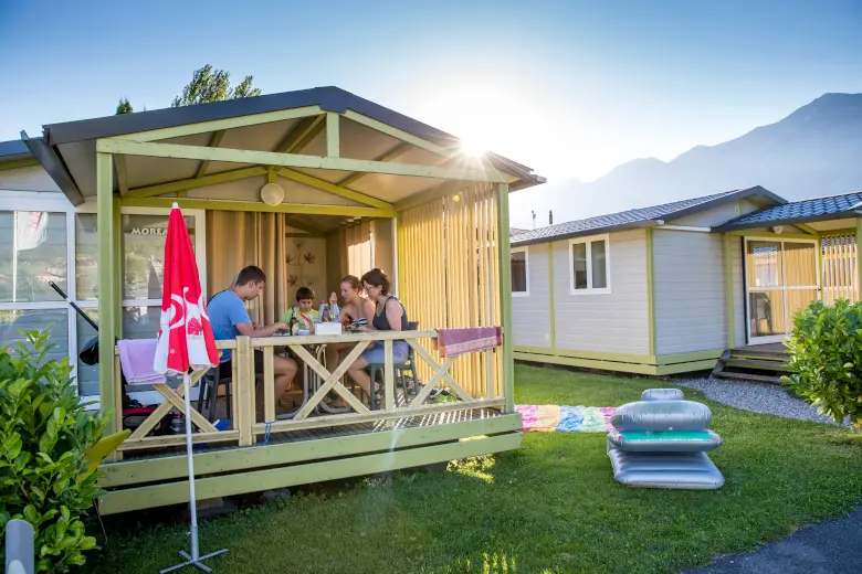 Family-friendly rentals at Camping Aaregg in Brienz
